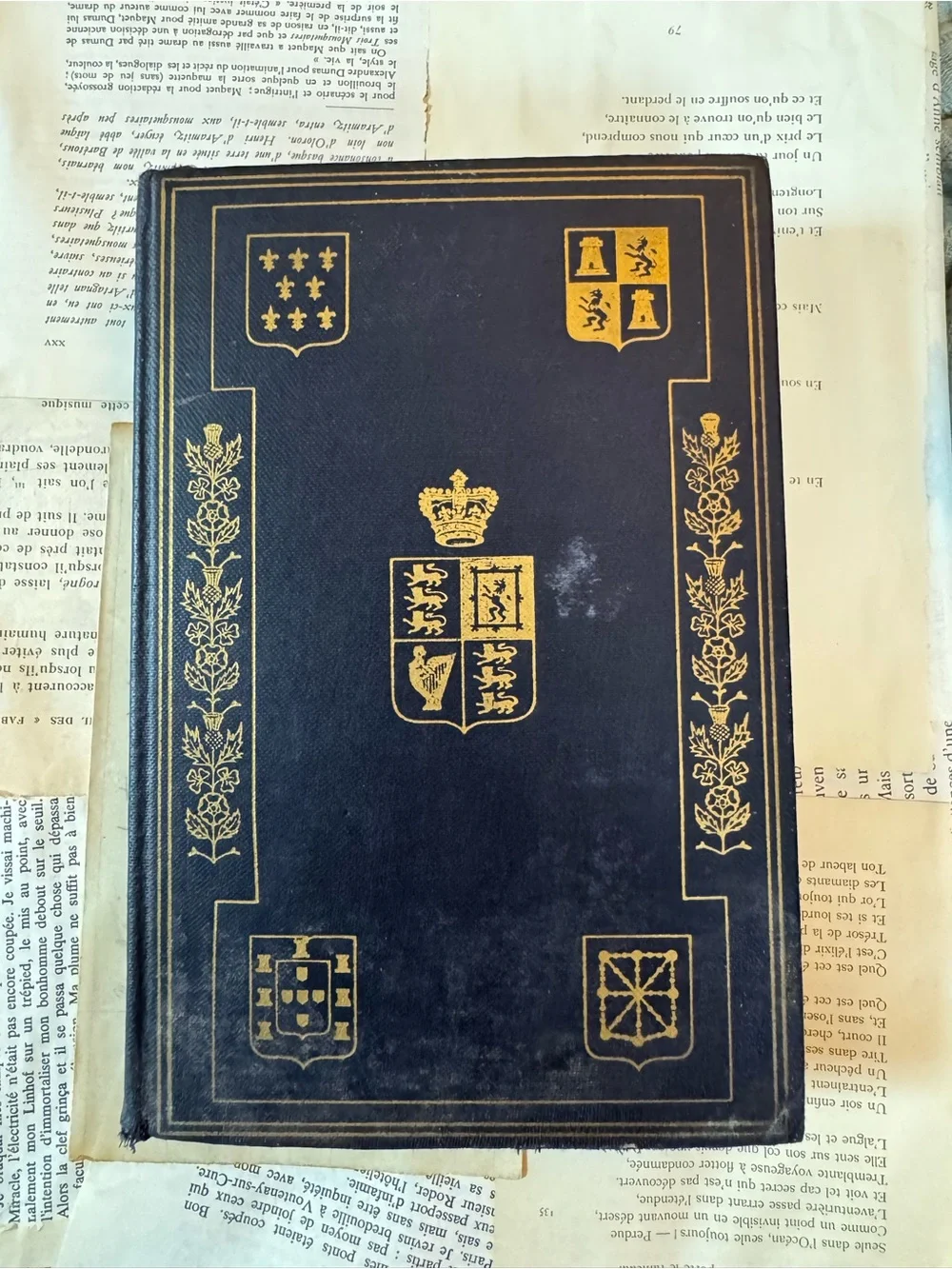 Antique 1900 “Crichton” by William Harrison Ainsworth | Victorian Hardcover Book